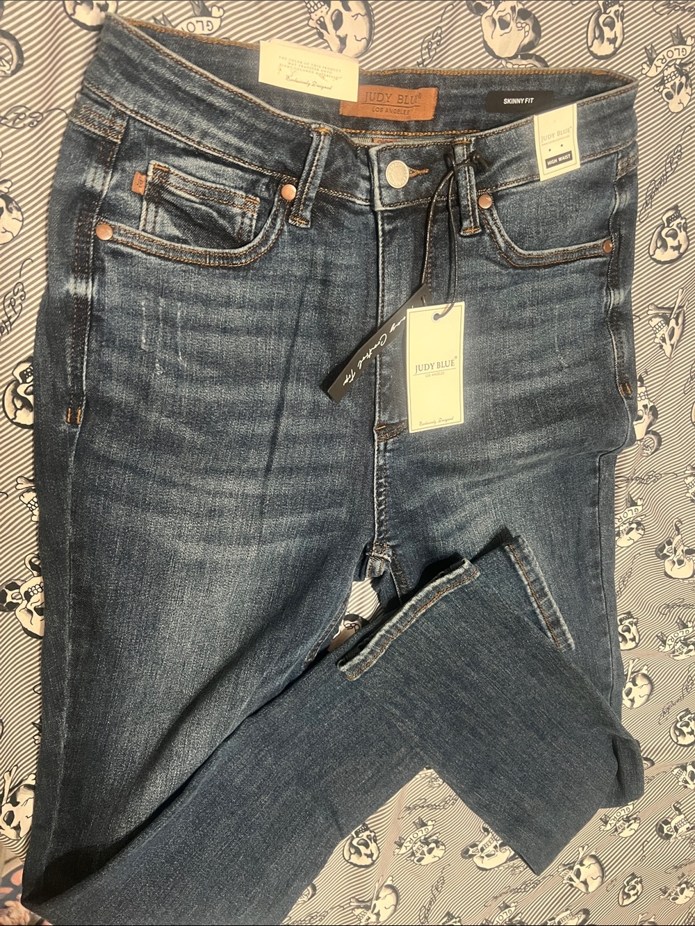 Judy Blue Medium Dark Blue Skinny Jeans